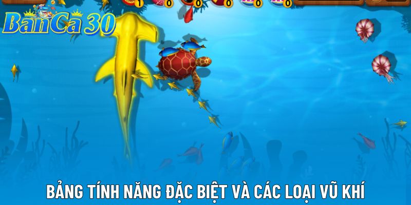 Bảng tính năng đặc biệt và các loại vũ khí Bảng tính năng đặc biệt và các loại vũ khí
